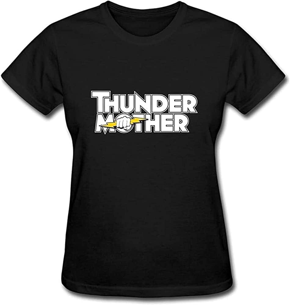 Thundermother Logo Graphic Tee Printed Cotton Men T Shirt Fashion Shirt for Men