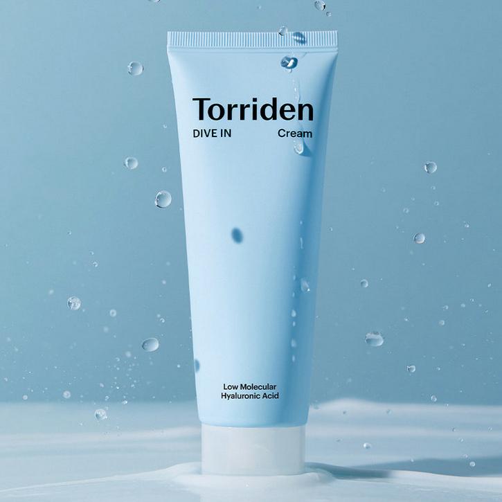 TORRIDEN Крем с низкомолекулярной гиалуроновой кислотой Dive-in 80 мл / Питательный, Увлажняющий, Корейская косметика, K-beauty