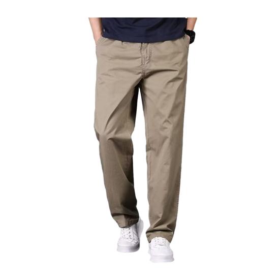 Мужские брюки-карго, прямые, широкие, однотонные, с карманами, застежкой-молнией на пуговицы, гладкие, быстросохнущие, для улицы, длинные брюки