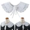 Cotton Detachable False Collar DIY Lapel Half Shirt Shawl Wrap Decoration Shawl Wrap  Women Girls