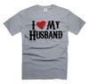 Я люблю своего мужа Футболка Подарок на День святого Валентина для нее Подарки на годовщину Унисекс Футболка