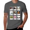 Pantone Wes Anderson in a black background TShirt Festival Casual Short Sleeve