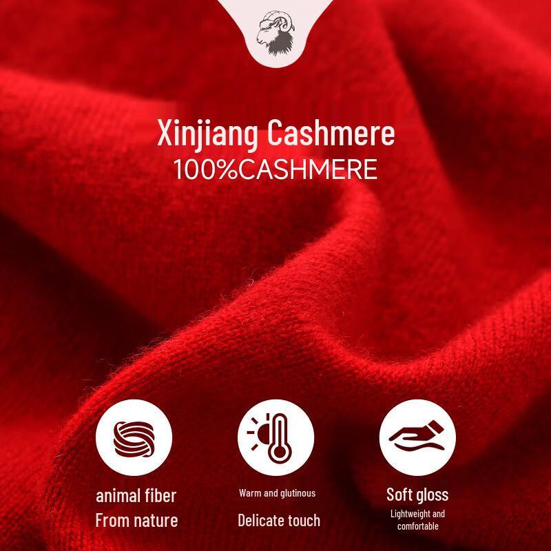 Женский круглый вырез 100% кашемировый вязаный свитер Zhaojun