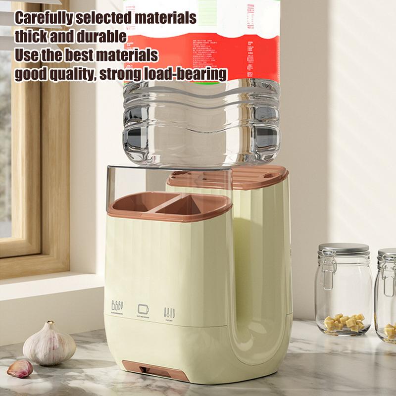 Подставка для кухонных ножей, держатель для разделочной доски, легко моется, большая емкость, нескользящий съемный органайзер, держатель для палочек для еды