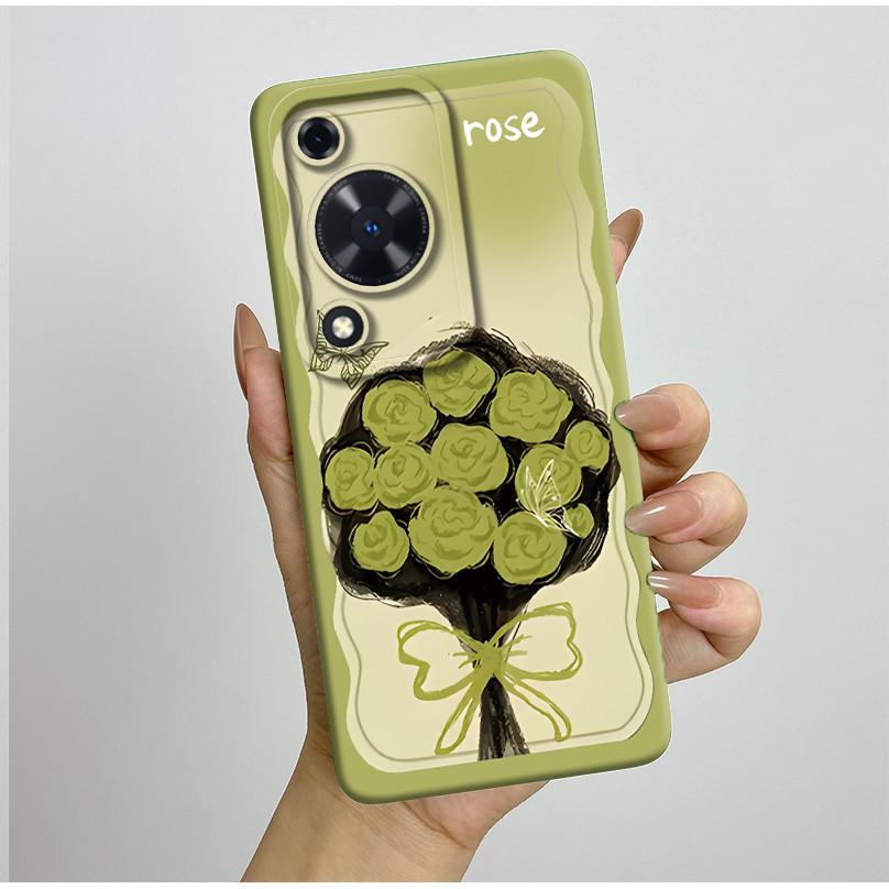 Phone Case For Huawei Nova Y72 Cases Fashion Butterfly Floral Cover For Huawei Nova Y72 NovaY72 Soft Silicone Shockproof Shell