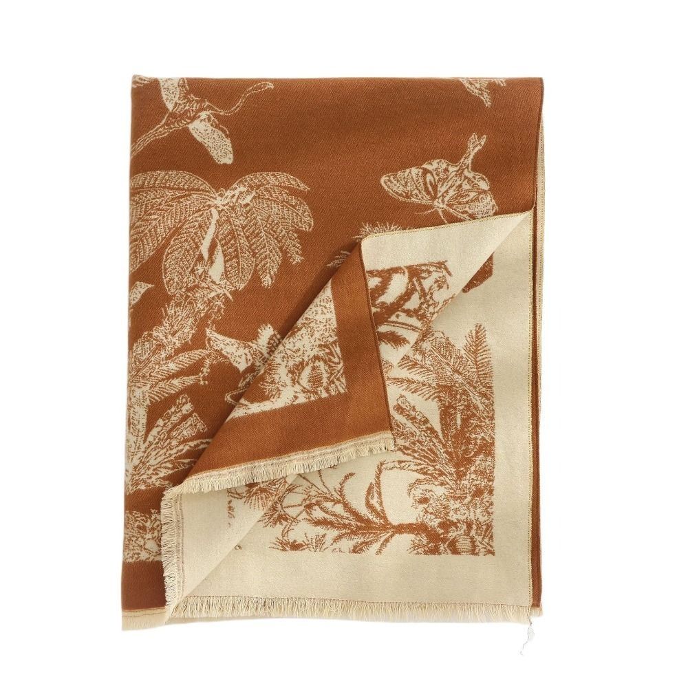 Bohemia Ethnic Style Scarf Printing Winter Tassel Scarves Imitation Cashmere Shawl Travel Vacation