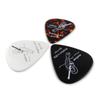 Melorudo Designer Guitar Picks, Teardrop Shape, Large Set of 50, Black, Medium, Perfect for Practice On Electric Guitar, Acoustic Guitar, Classical
