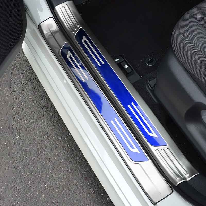 Для Toyota Corolla E210 2022 2023 Нержавеющая сталь накладка на порог автомобиля из нержавеющей стали, накладка на педали