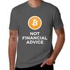 Bitcoin. Not Financial Advice. T-Shirt Casual All Match Tee Shirt for Unisex