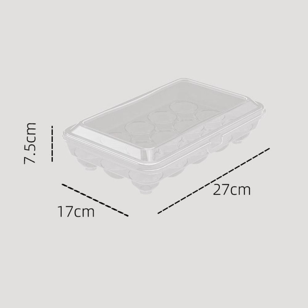 10/15 Grids Egg Box Anti-fall Egg Storage Box Portable Eggs Case
