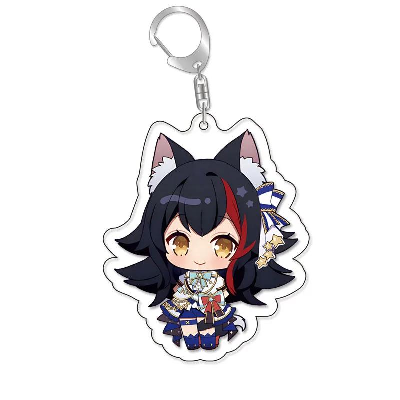 Lovelive Vtuber Накири Аямэ Сираками Фубуки Минато Аква Гавр Гура Милый Мультяшный Брелок Каваии Брелок Части для Сумки и Модный Подарок