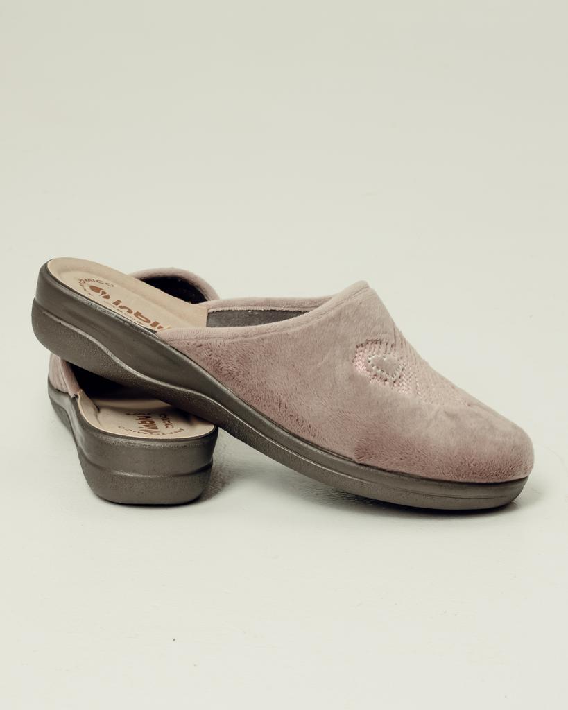 Тапочки женские Inblu CF000043 36 бледно-коричневый