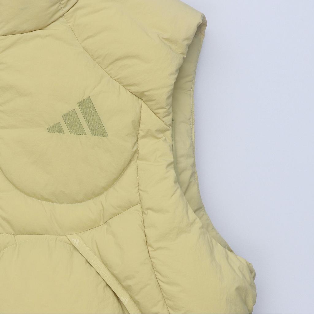 New Adidas Down Vest Men's Sand Brown JG5938