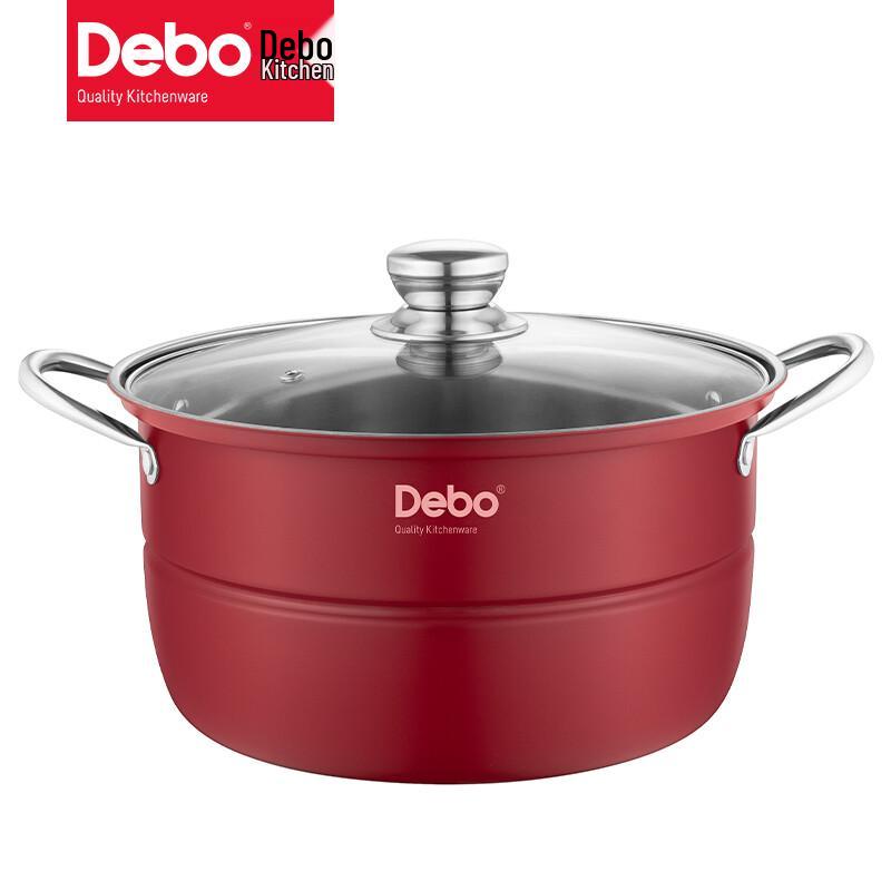 Пароварка Debo Bolton 28 см, двухъярусная, из нержавеющей стали 304