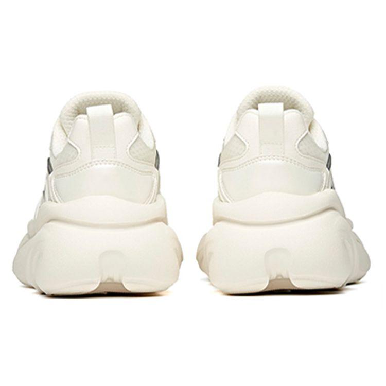 Anta Cat Paw Lifestyle Series Meow Shoes Shock Absorption Non-Slip Wear-Resistant Breathable Low-Top Dad Shoes Women Sneaker White 922528894F-8