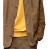 Uniqlo Однотонная минималистичная куртка с карманом и лацканами, унисекс, цвет верблюда 453227-34
