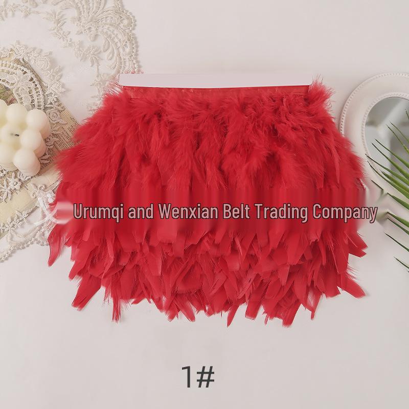 Отделка из перьев индейки 10-15 см для одежды, DIY и украшений