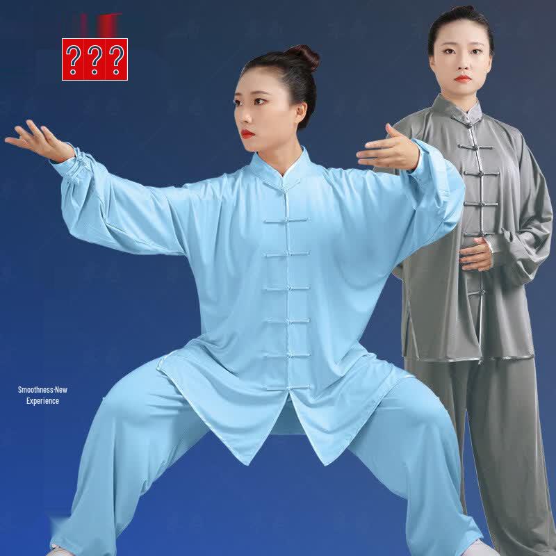 Летний спортивный костюм для Тайцзи из молочного шелка Jingwei