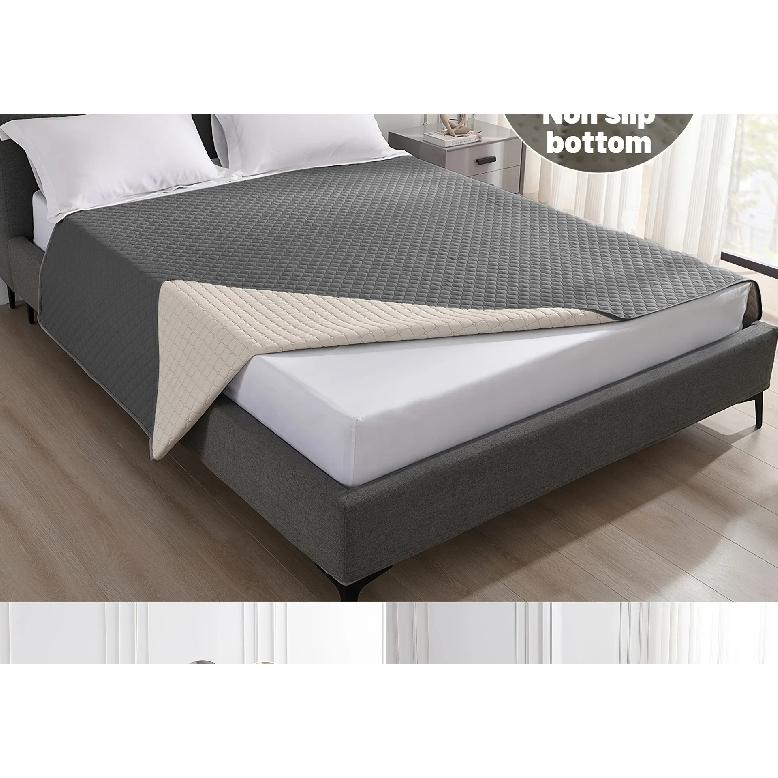 Small Check Pet Mattress,Washable PU Foam Dog Mat,Non-Slip Furniture Protector,Soft Bed Cover for Cats Dogs