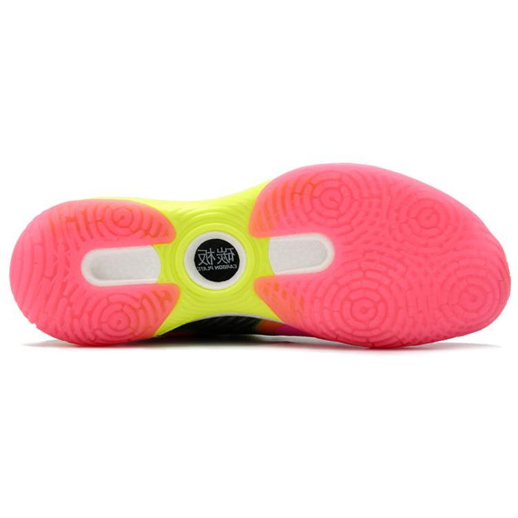 Li Ning Battle Axe Удобные универсальные амортизирующие нескользящие износостойкие низкие туфли для бадминтона Мужская обувь розового желтого зеленого цвета AYAQ005-4