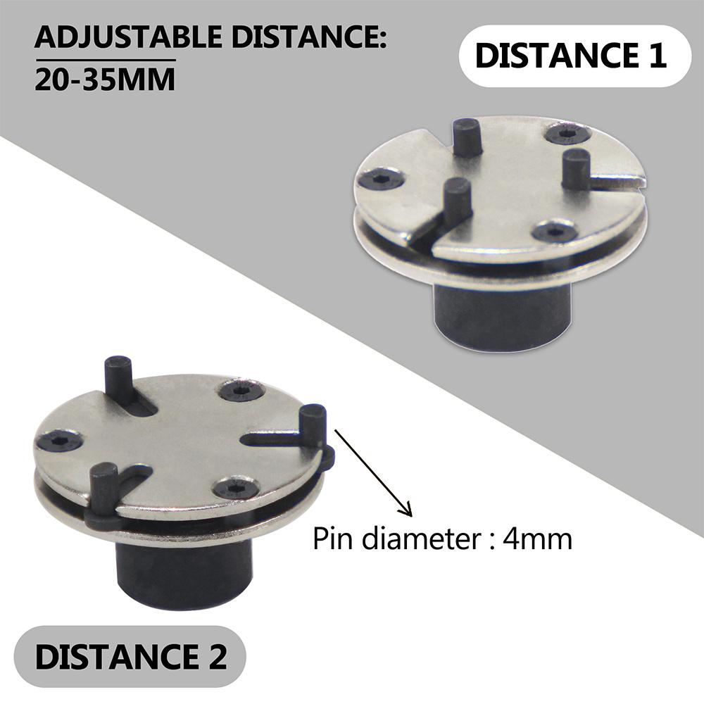 Universal 2&3 Pin Adjustable Auto Disc Brake Pad Caliper Piston Wind/Rewind Back Replacement Tool 3/8" Square Drive