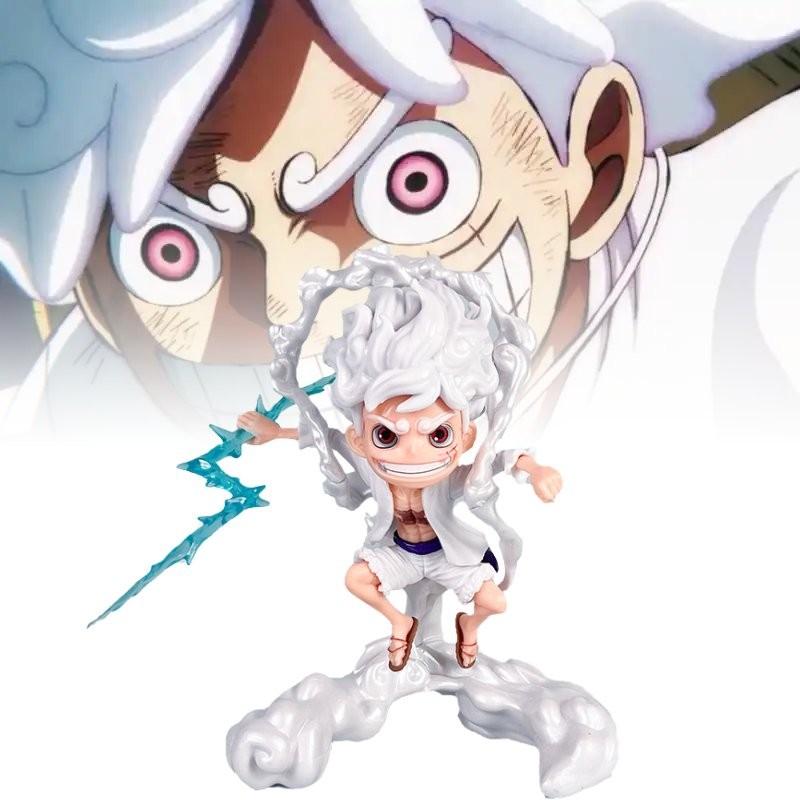 Яркая аниме-фигурка СД Ника Луффи Пятая передача Пробуждение Модель Дисплей