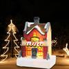 Рождественская деревенская сцена украшения дома мини фигурки украшения для праздника