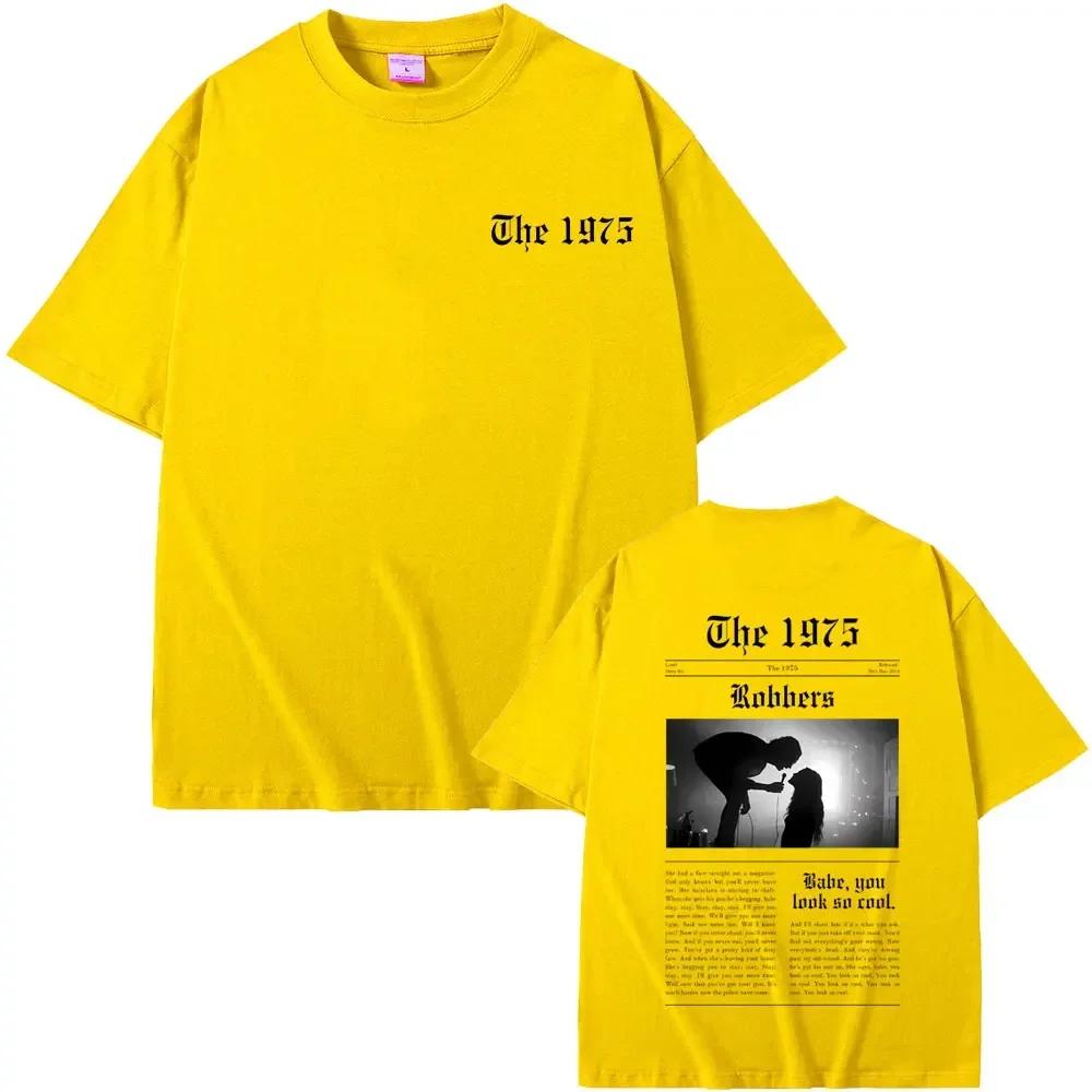 Британская группа The 1975 Live From Gorilla Robbers Babe You Look So Cool Графическая футболка Унисекс Инди Альтернативный рок Короткий рукав Bl