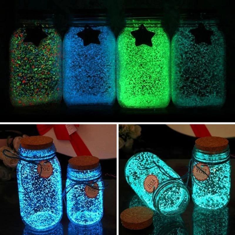 Glow-in-the-dark Sand Stone Park Road Cobblestones Adorn The Party Aquarium Fish Tank for Decorative Pebbles Garden Decoration