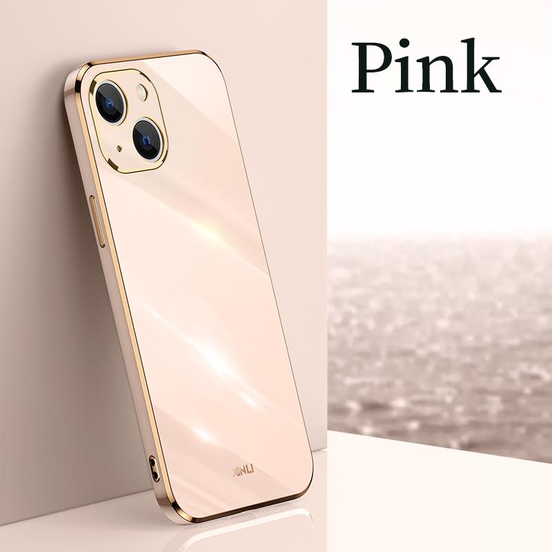 Позолоченный защитный чехол для телефона для iPhone 13 12 11 Pro Max Mini X XR XS Max 8 7 6s 6 Plus SE Роскошный мягкий силиконовый чехол из ТПУ