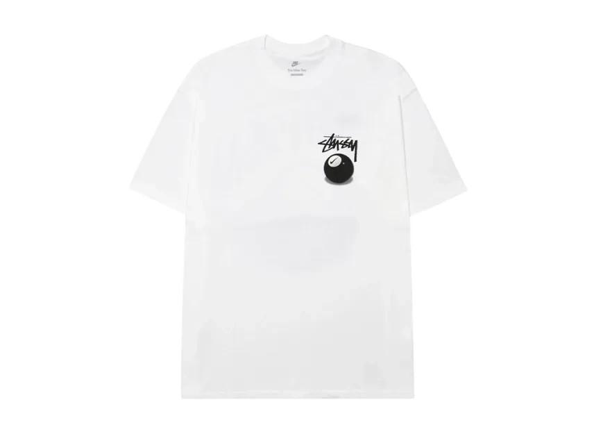 Футболка Stussy Nike SS 8 Ball Белая