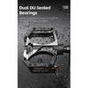 WEST BIKING Ultralight Bicycle Pedals Dual DU Sealed Bearings Nylon Anti-Slip 9/16" Universal Thread MTB  BMX Road Bike Parts