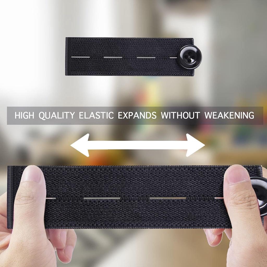 1/3/6 шт. Расширители для талии для беременных на брюки, эластичный пояс для беременных, эластичный расширитель талии с пуговицей для джинсов, нижнего белья