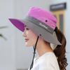 Trendy Fishing Cap Anti-Sun Sunscreen Hat Fashion Ponytail Hat  Summer