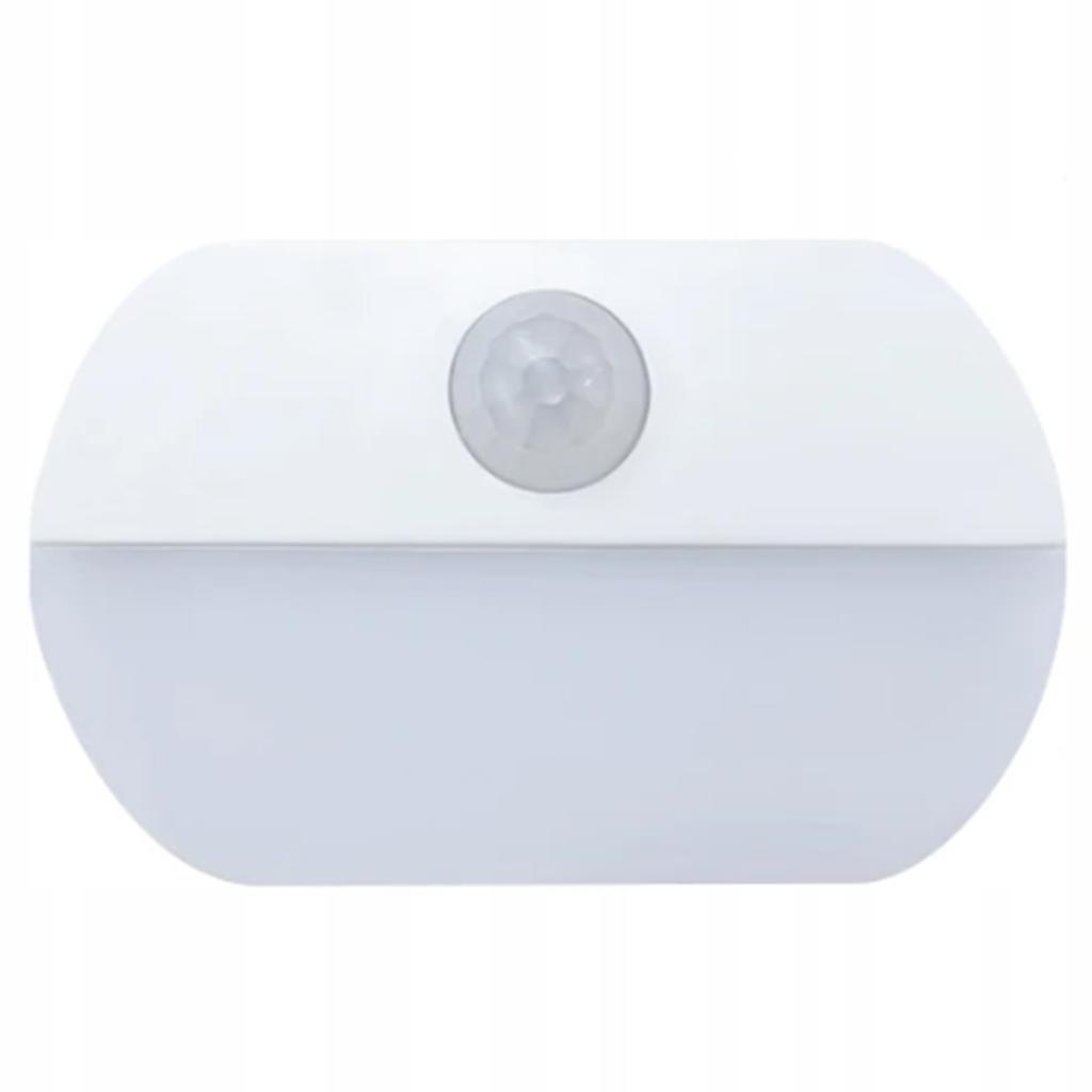 LED lamp with motion and twilight sensor, battery-operated, cold wardrobe lamp