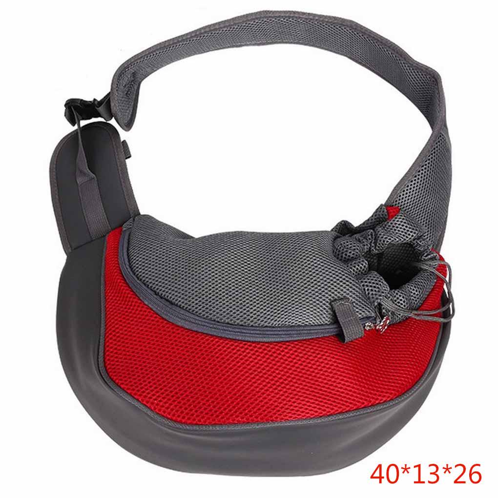 Pet Carrier Backpack Cat Dog Puppy Sling Front Carrier Mesh Travel Shoulder Bag
