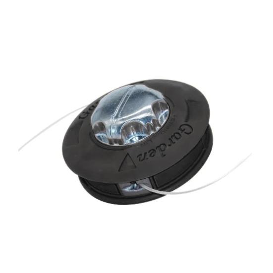 Двойная триммерная головка Алюминиевый сплав Головка для триммера Универсальная сменная триммерная головка для большинства бензиновых триммеров