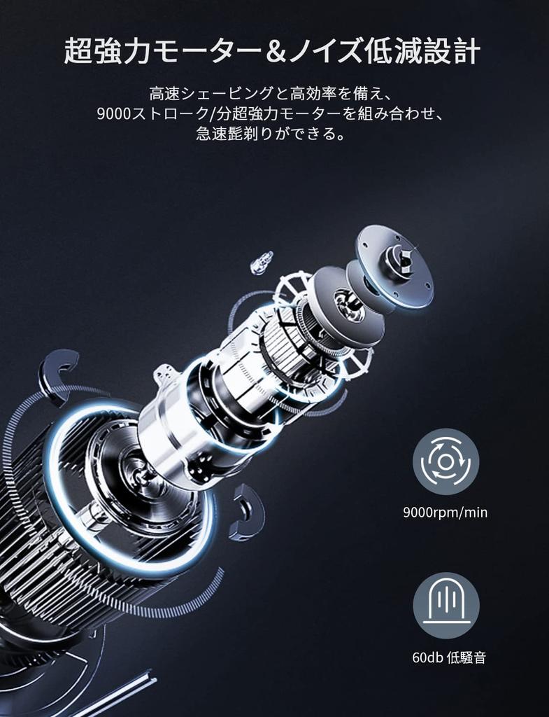 Electric Electric Rotating For Both Wet and Dry IPX6 Can Shave In the USB Log Function Suitable for Overseas Men's Shaver, Men's Shaver, Shaver, Type,