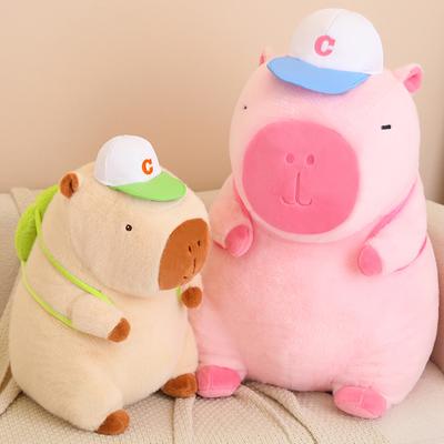 Новая Креативная Забавная Плюшевая Игрушка Кукла Капибара Доктор Капибара Спортивная Капибара Милое Набивное Животное Подарок на Выпускной