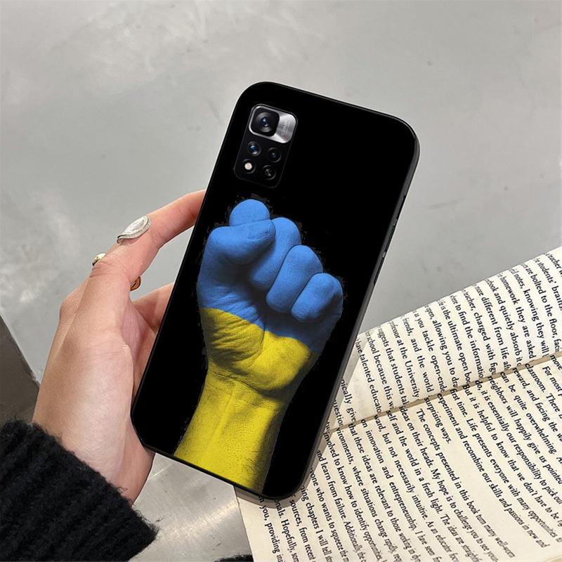 Phone Case For Xiaomi Redmi Note 11S 11 10 Pro 9Pro 8Pro Note9 9S 10S 9T Redmi 10 10C 9C 9A Ukraine Flag Case Funda Capa Cell
