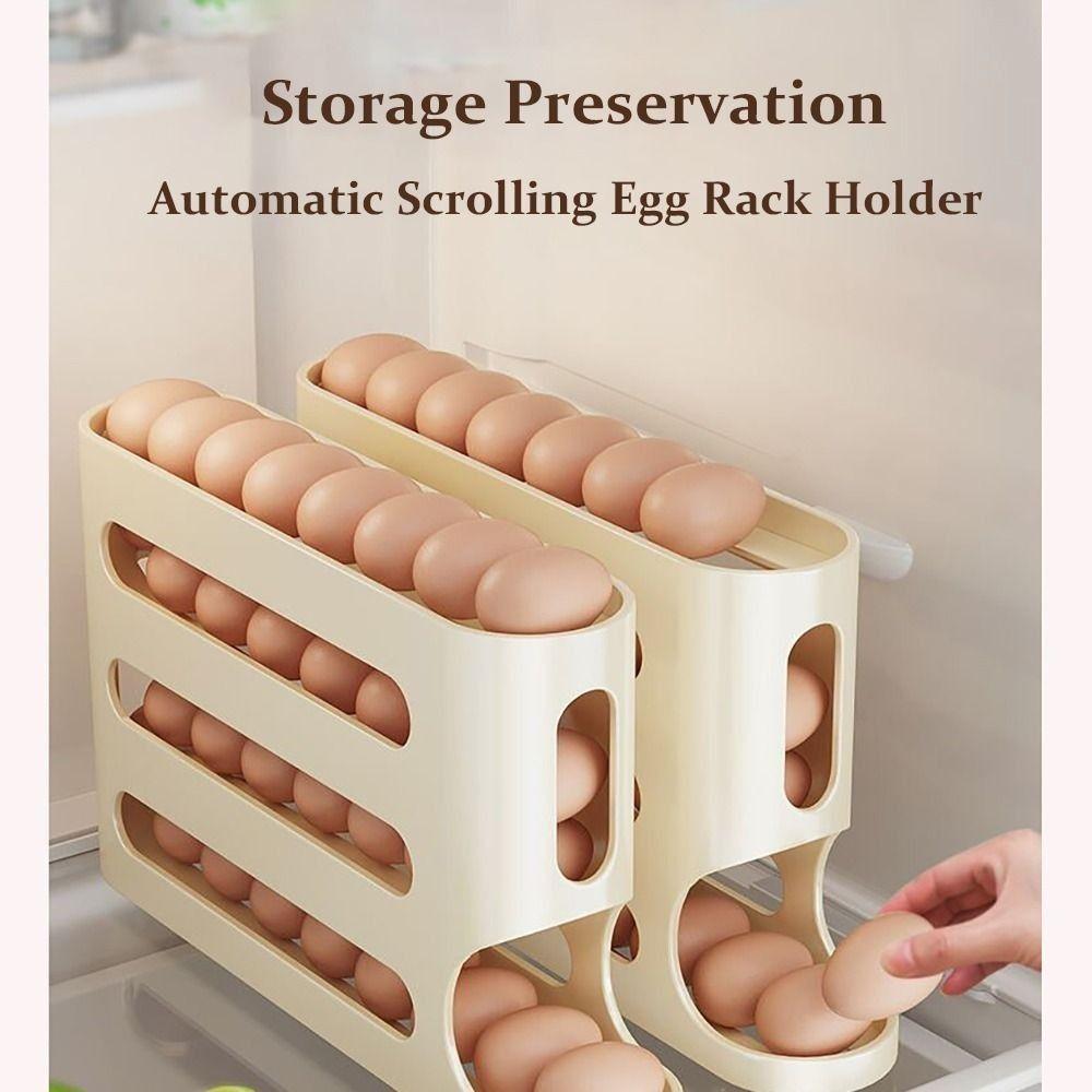 Household Egg Storage Box Large-capacity Refrigerator Organizer Egg Dispenser Refrigerator