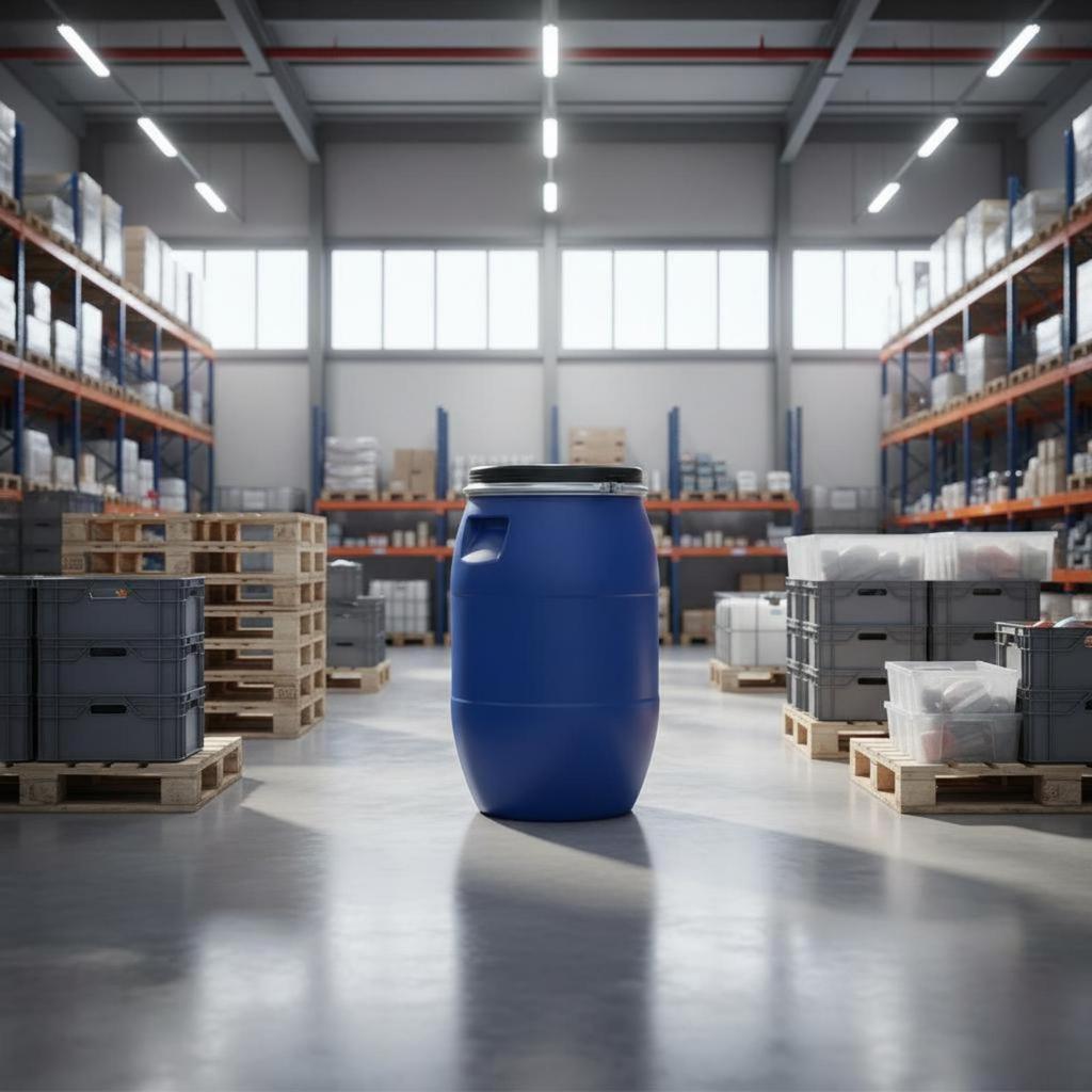 Пластиковая бочка для ферментации 50 л HDPE, прочная, с защитой от пролива