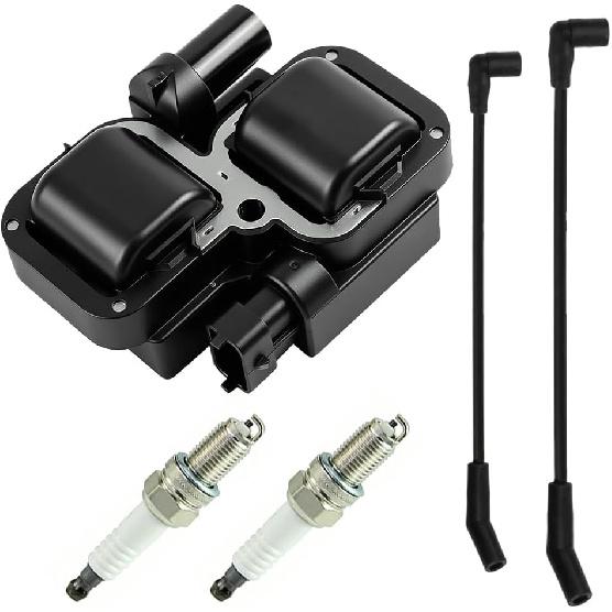 Set of 6 UF375 Ignition Coil Pack & Iridium Spark Plug for Can-Am Outlander