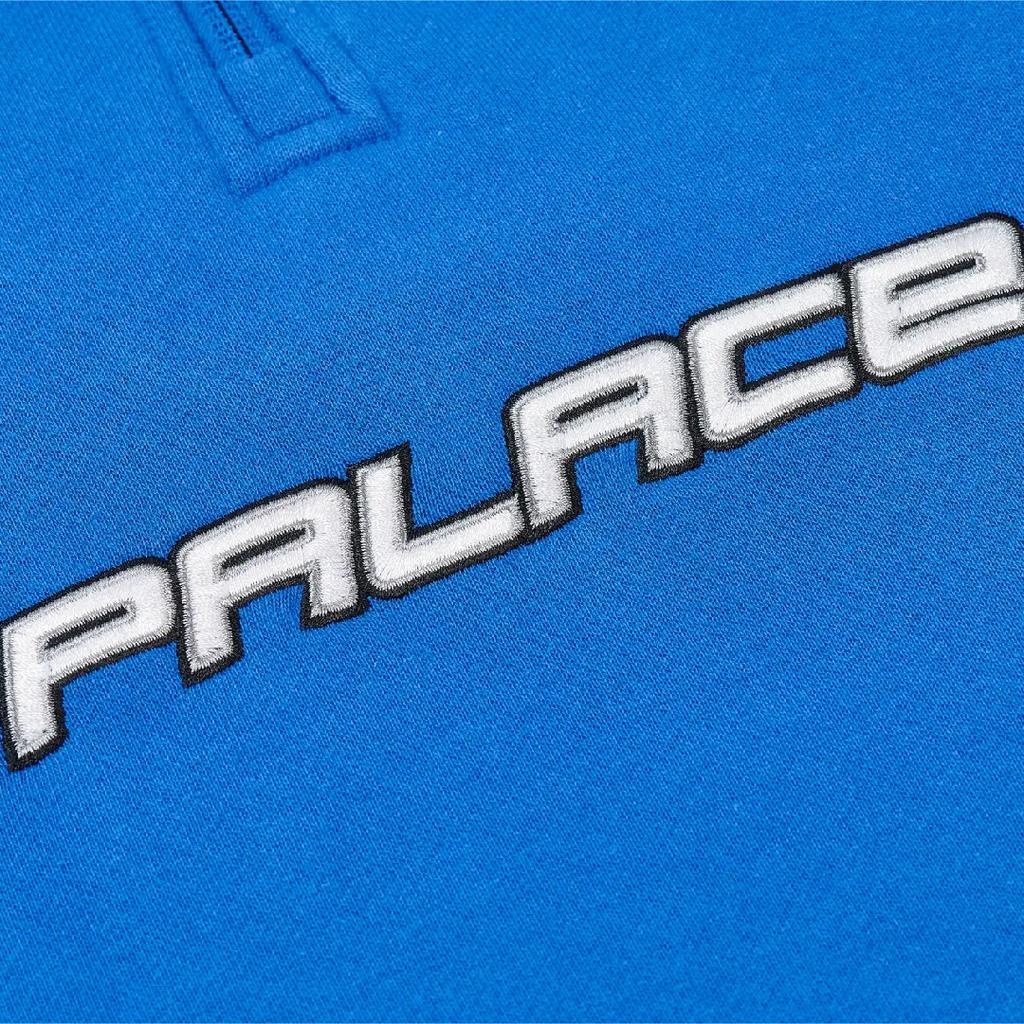 Palace Palstar 1/4 молния Blue Berry унисекс топы P27CS139