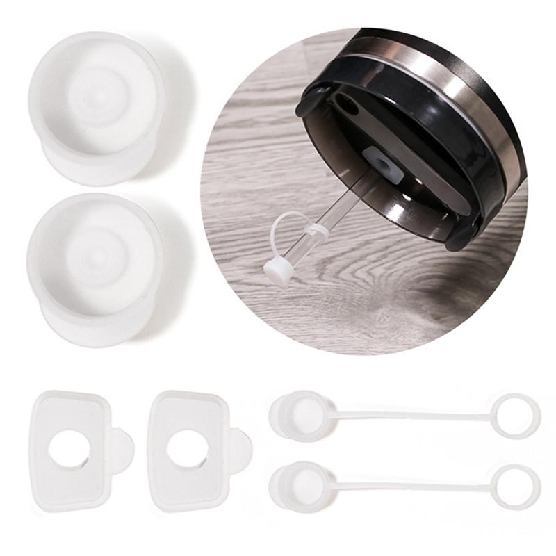 2 шт. силиконовых пробок для защиты от проливания, совместимых с чашкой Stanley Cup 1.0/2.0 40 унций/30 унций, стакан для воды, аксессуары для защиты от протечек