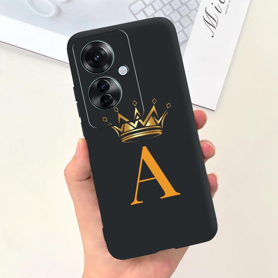 For OPPO Reno11F 5G Case CPH2603 Fashion Letters Phone Cases For OPPO Reno11 F Cover Reno 11F 11 F 5G Bumper F25 Pro Soft Fundas