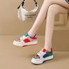 Радужные женские кроссовки с цветными блоками, новые женские дышащие туфли, оригинальные повседневные кроссовки Niche с толстой подошвой Mandarin Duck