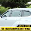 Автомобильные аксессуары для Toyota Highlander XU70 Kluger 2020-2024, навесы, козырьки, шторки, солнцезащитные козырьки, защита от дождя