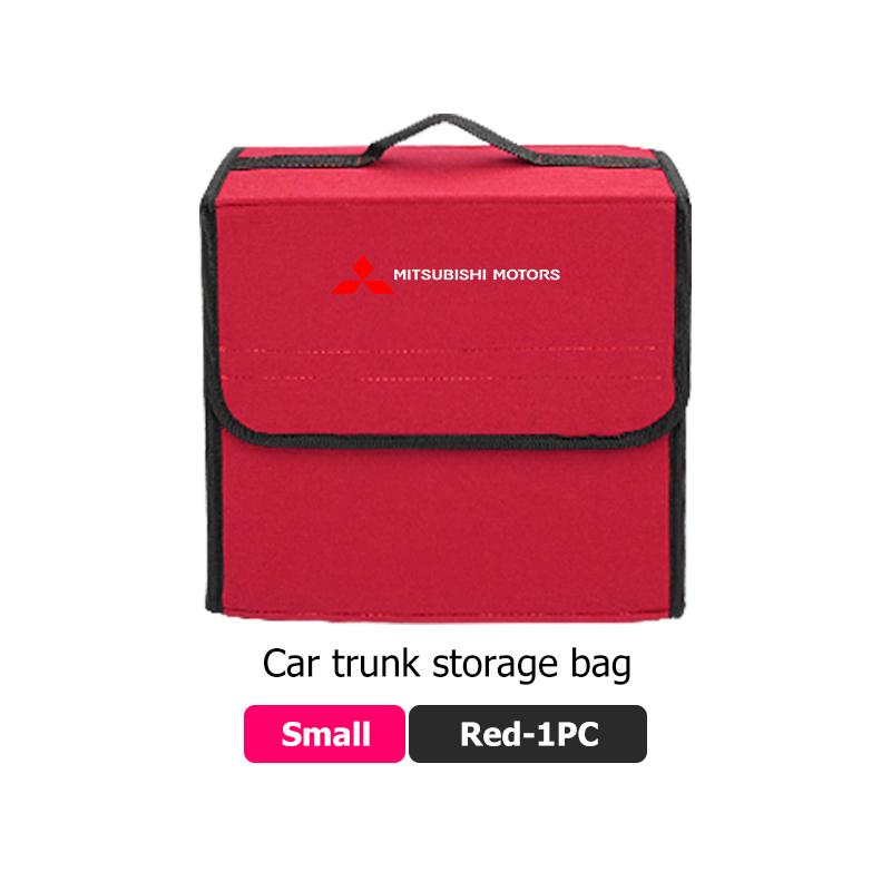 xkhr10 Car Foldable Felt Trunk Storage Bag Large Capacity Organizer Box Accessorie For Mitsubishi Outlander Pajero Sport Lancer Eclipse