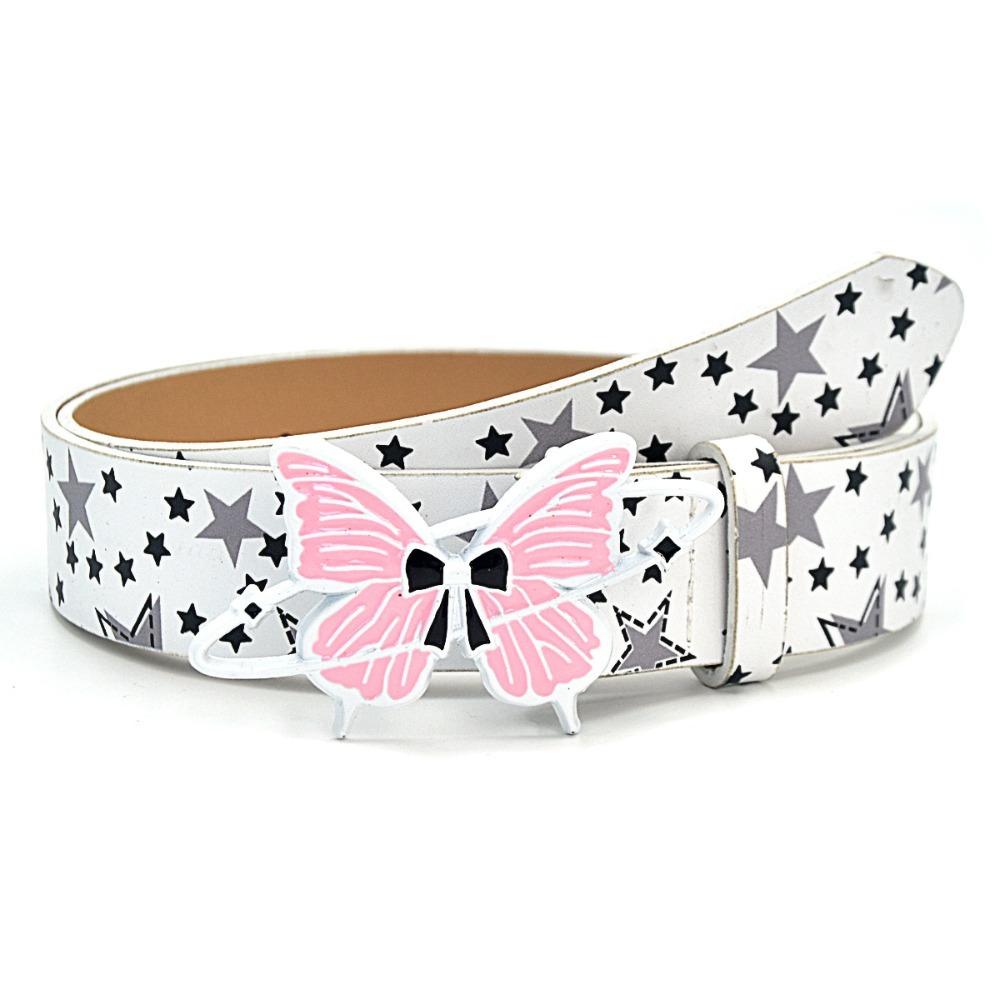 Alloy Fashion Belt Star Pattern Waist Strap Trendy Dress Belt Party Occasion